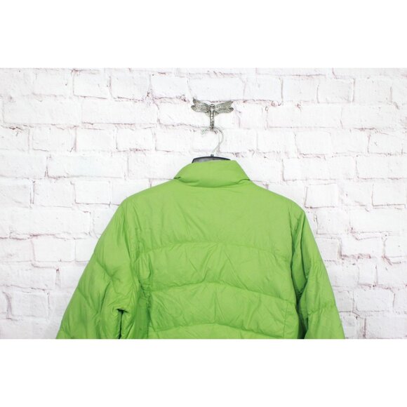 LL Bean Green Goose Down Puffer Jacket Quilted Heavyweight Size XL - Picture 4 of 10
